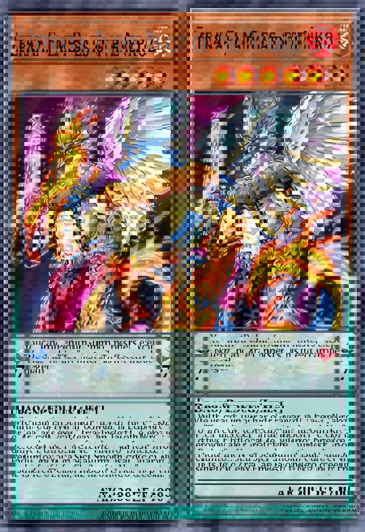 Zefraxa, Flame Beast of the Nekroz (V.2 - Super Rare)