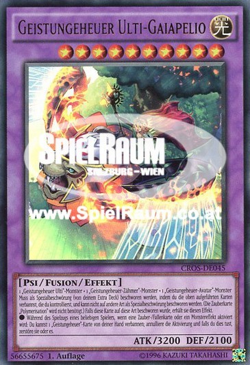 Ritual Beast Ulti-Gaiapelio (V.1 - Ultra Rare)