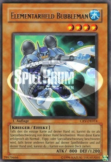 Elemental HERO Bubbleman (V.1 - Rare)