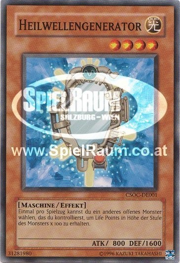 Healing Wave Generator Single: Yu-Gi-Oh! Crossroads of Chaos Einzelkarte