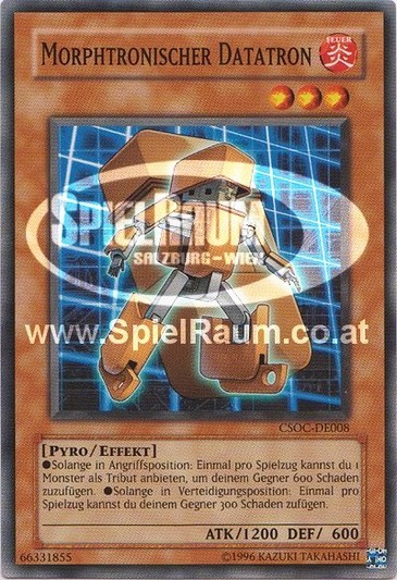 Morphtronic Datatron Single: Yu-Gi-Oh! Crossroads of Chaos Einzelkarte