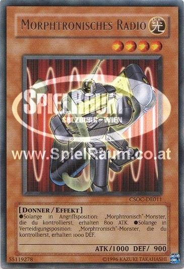 Morphtronic Radion Single: Yu-Gi-Oh! Crossroads of Chaos Einzelkarte