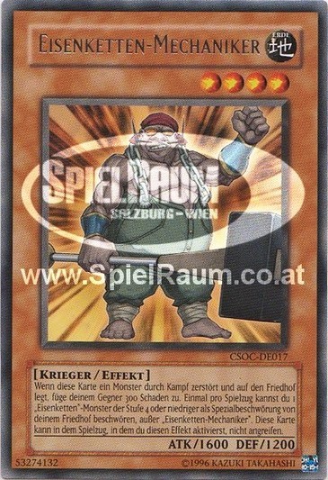 Iron Chain Repairman Single: Yu-Gi-Oh! Crossroads of Chaos Einzelkarte