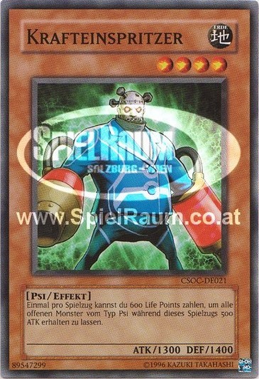 Power Injector Single: Yu-Gi-Oh! Crossroads of Chaos Einzelkarte