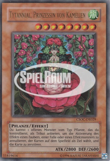 Tytannial, Princess of Camellias (V.1 - Ultra Rare) Single: Yu-Gi-Oh! Crossroads of Chaos Einzelkarte