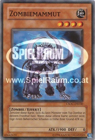 Zombie Mammoth Single: Yu-Gi-Oh! Crossroads of Chaos Einzelkarte