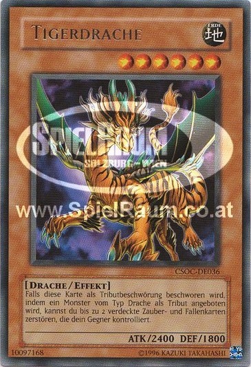 Tiger Dragon Single: Yu-Gi-Oh! Crossroads of Chaos Einzelkarte