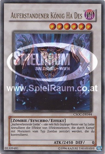Revived King Ha Des (V.2 - Ultimate Rare) Single: Yu-Gi-Oh! Crossroads of Chaos Einzelkarte