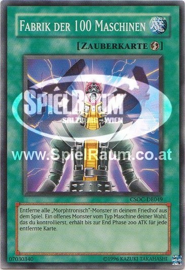 Factory of 100 Machines Single: Yu-Gi-Oh! Crossroads of Chaos Einzelkarte