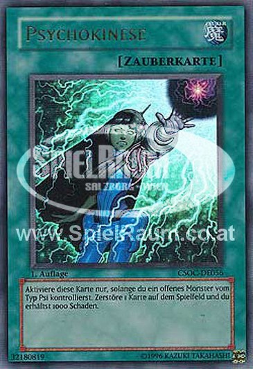 Psychokinesis (V.2 - Ultimate Rare) Single: Yu-Gi-Oh! Crossroads of Chaos Einzelkarte