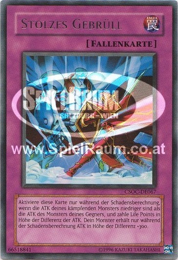 Prideful Roar Single: Yu-Gi-Oh! Crossroads of Chaos Einzelkarte