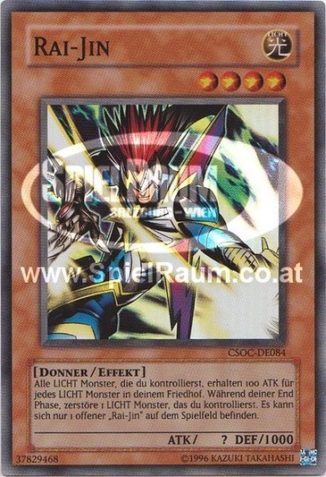 Rai-Jin Single: Yu-Gi-Oh! Crossroads of Chaos Einzelkarte