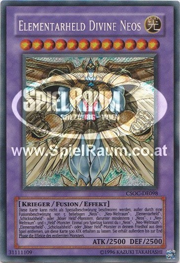 Elemental HERO Divine Neos Single: Yu-Gi-Oh! Crossroads of Chaos Einzelkarte