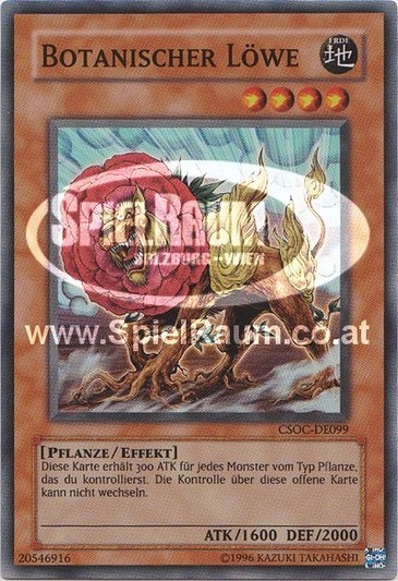 Botanical Lion Single: Yu-Gi-Oh! Crossroads of Chaos Einzelkarte