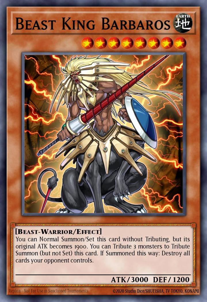 Beast King Barbaros Single: Yu-Gi-Oh! Collector's Tins 2011 Einzelkarte