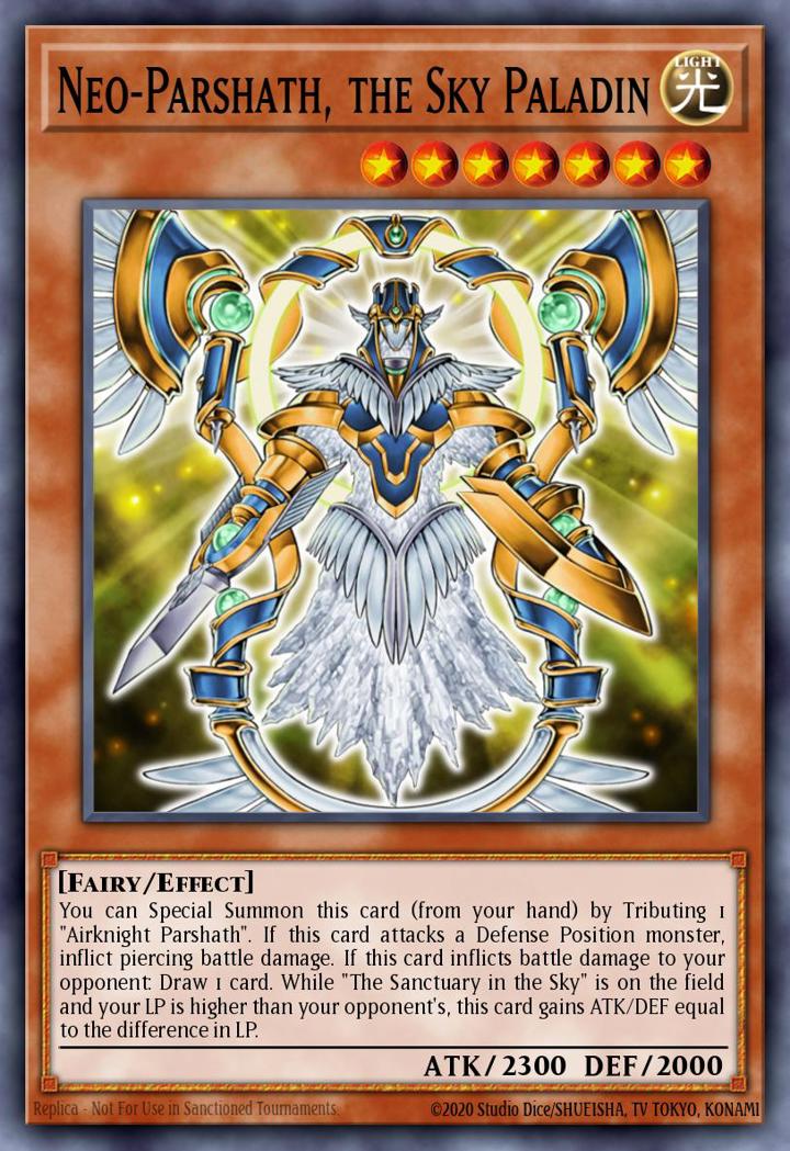 Neo-Parshath, the Sky Paladin Single: Yu-Gi-Oh! Collector's Tins 2011 Einzelkarte