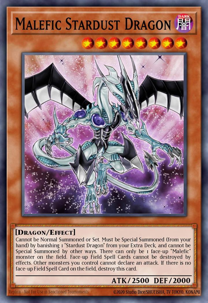 Malefic Stardust Dragon Single: Yu-Gi-Oh! Collector's Tins 2011 Einzelkarte