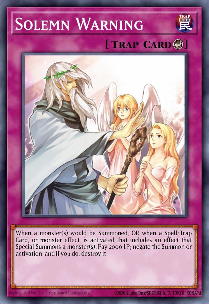Solemn Warning Single: Yu-Gi-Oh! Collector's Tins 2011 Einzelkarte