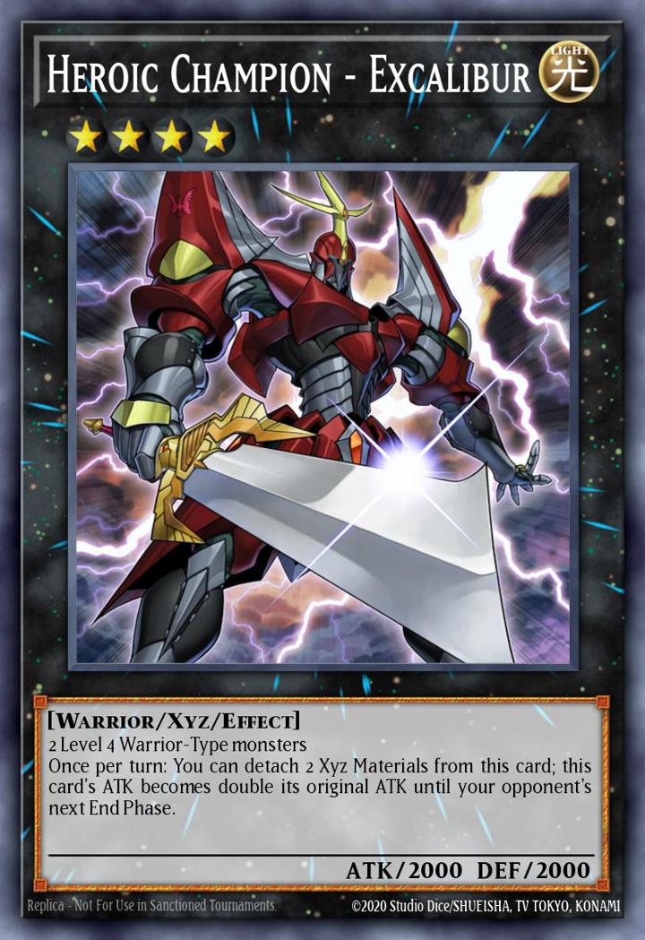 Heroic Champion - Excalibur Single: Yu-Gi-Oh! Collector's Tins 2012 Einzelkarte