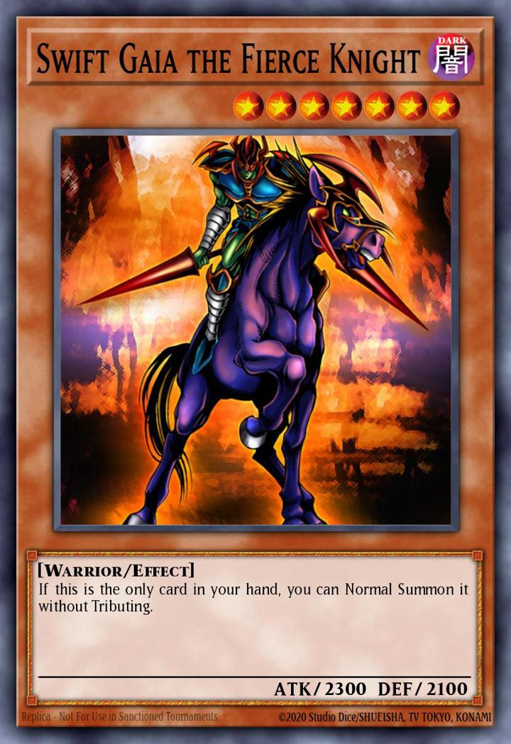 Swift Gaia the Fierce Knight Single: Yu-Gi-Oh! Collector's Tins 2004 Einzelkarte