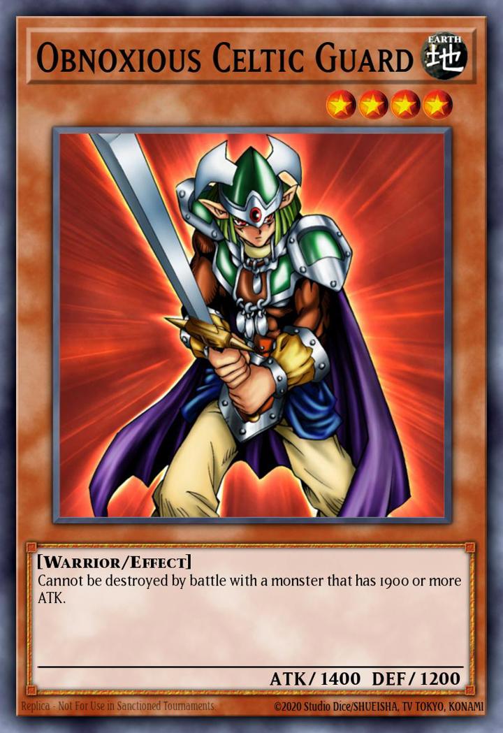 Obnoxious Celtic Guard Single: Yu-Gi-Oh! Collector's Tins 2004 Einzelkarte