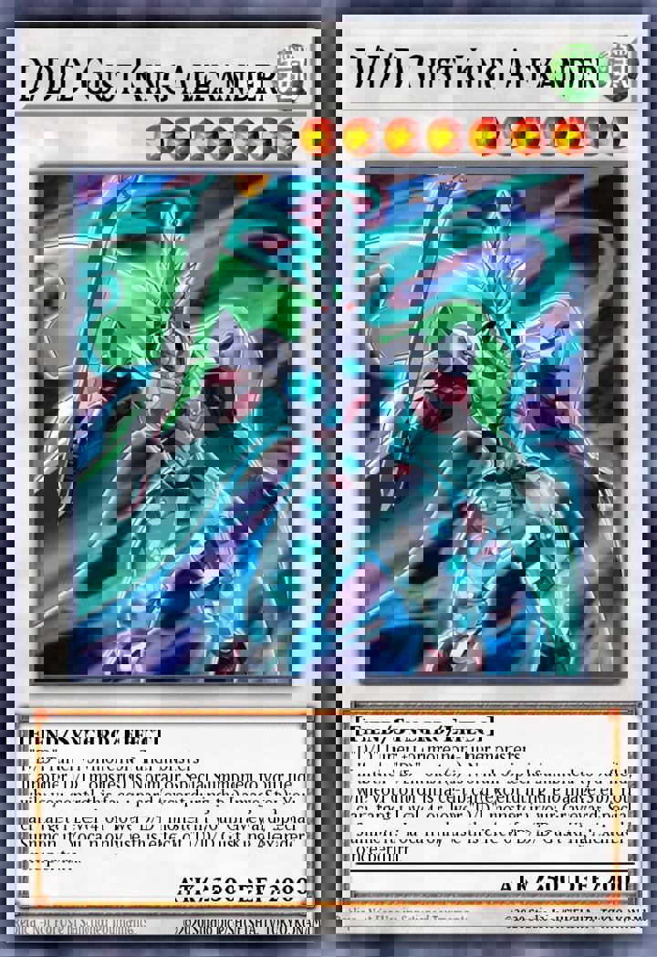 D/D/D Gust King Alexander Single: Yu-Gi-Oh! 2016 Mega-Tins Einzelkarte