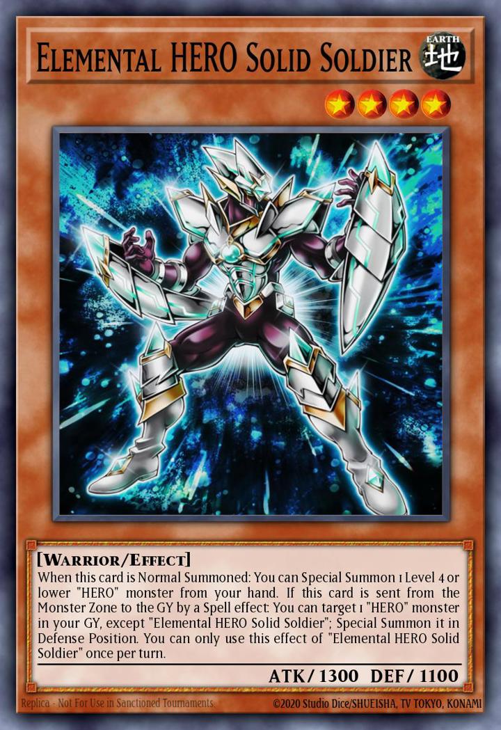 Elemental HERO Solid Soldier