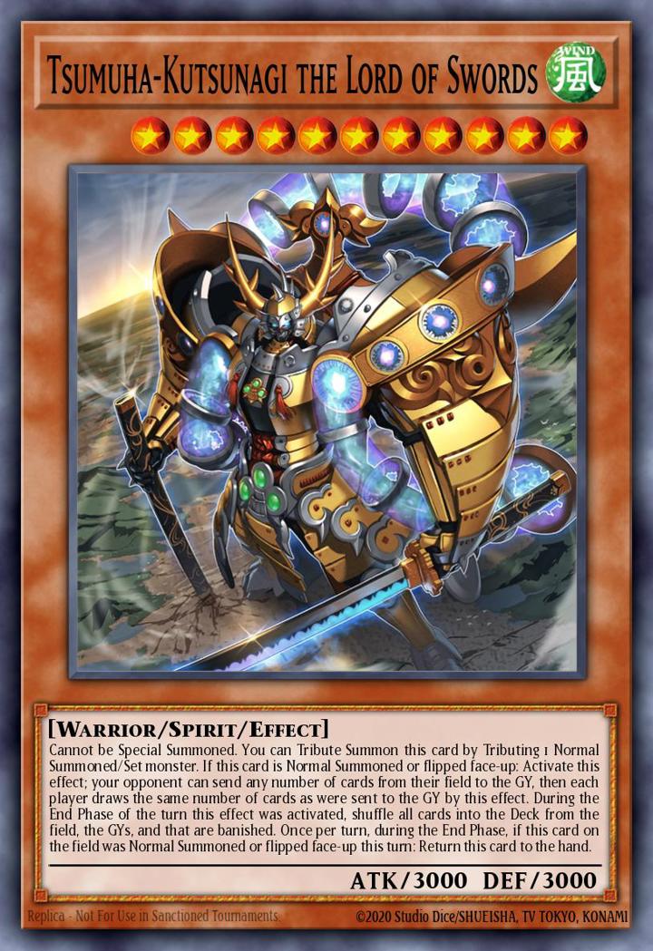 Tsumuha-Kutsunagi the Lord of Swords (V.2 - Ultra Rare)