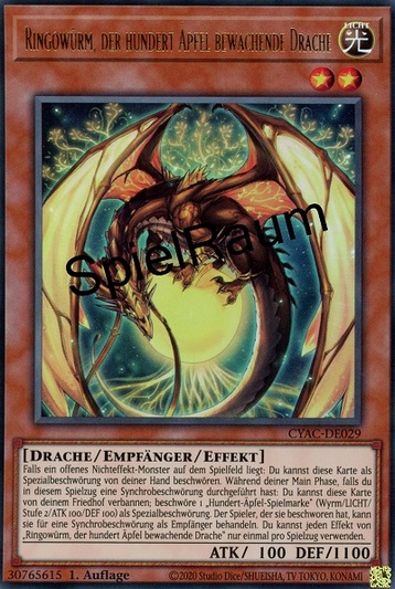 Ringowurm, the Dragon Guarding the Hundred Apples