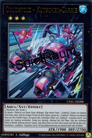Gold Pride - Chariot Carrier (V.1 - Ultra Rare) Single: Yu-Gi-Oh! Cyberstorm Access Einzelkarte