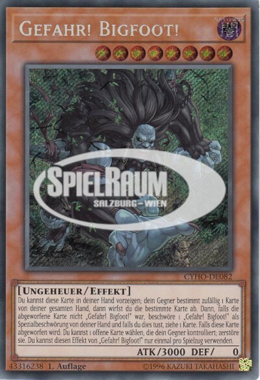 Danger! Bigfoot! Single: Yu-Gi-Oh! Cybernetic Horizon Einzelkarte