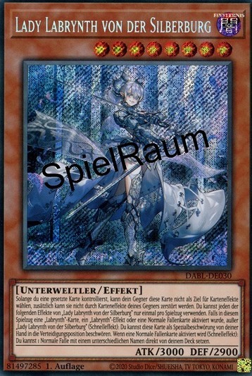 Lady Labrynth of the Silver Castle (V.1 - Secret Rare)