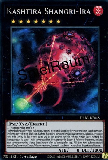 Kashtira Shangri-Ira Single: Yu-Gi-Oh! Darkwing Blast Einzelkarte