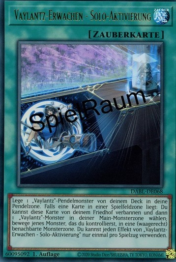 Vaylantz Wakening - Solo Activation