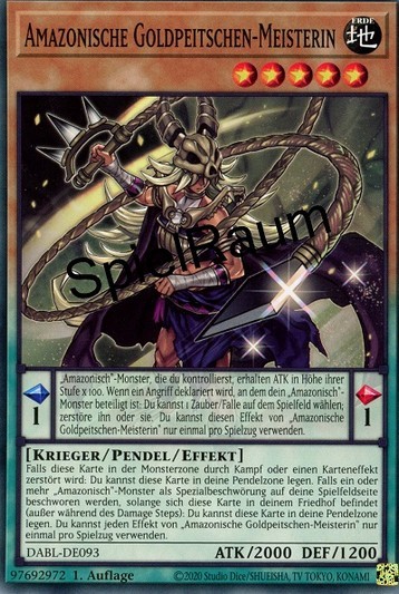 Amazoness Golden Whip Master