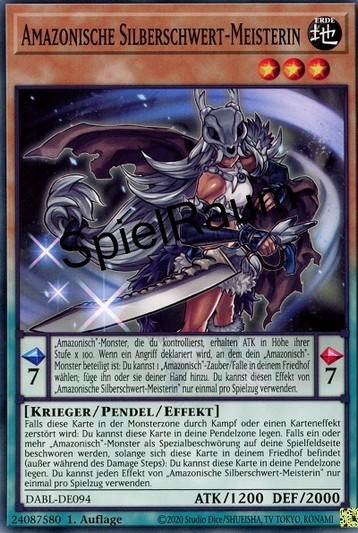 Amazoness Silver Sword Master