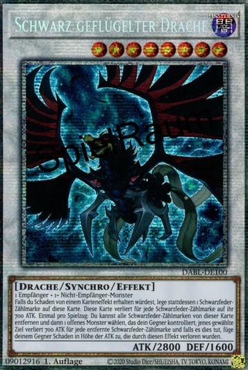 Black-Winged Dragon Single: Yu-Gi-Oh! Darkwing Blast Einzelkarte