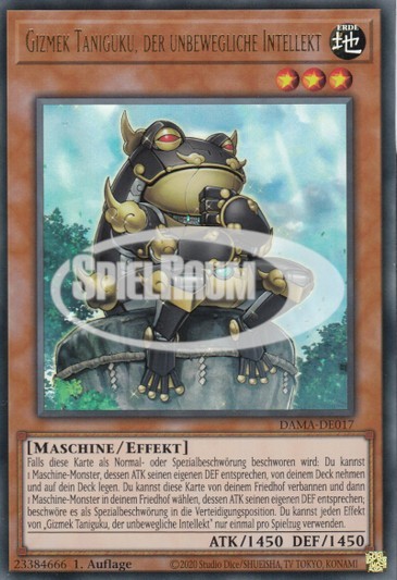 Gizmek Taniguku, the Immobile Intellect
