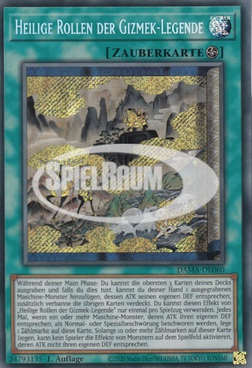 Sacred Scrolls of the Gizmek Legend