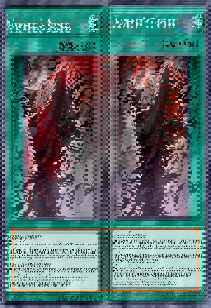 Vampire's Desire Single: Yu-Gi-Oh! Dark Saviors Einzelkarte