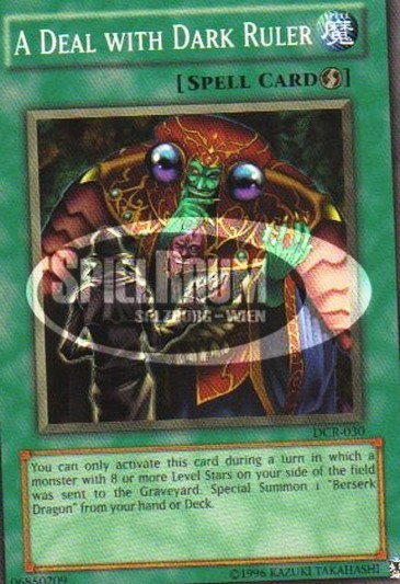 A Deal with Dark Ruler (V.1 - Common) Single: Yu-Gi-Oh! Dark Crisis Einzelkarte