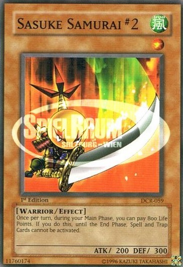 Sasuke Samurai #2 (V.1 - Common) Single: Yu-Gi-Oh! Dark Crisis Einzelkarte