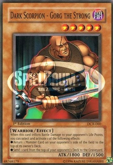 Dark Scorpion - Gorg the Strong (V.1 - Common)