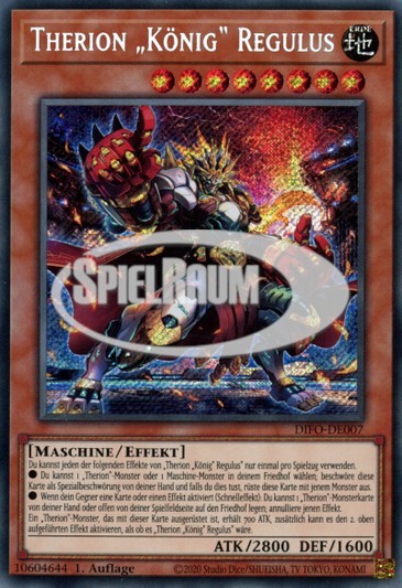 Therion "King" Regulus (V.1 - Secret Rare)