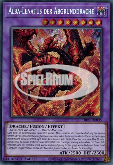 Alba-Lenatus the Abyss Dragon (V.2 - Starlight Rare) Single: Yu-Gi-Oh! Dimension Force Einzelkarte