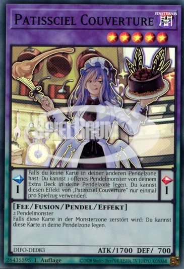 Patissciel Couverture (V.1 - Super Rare)