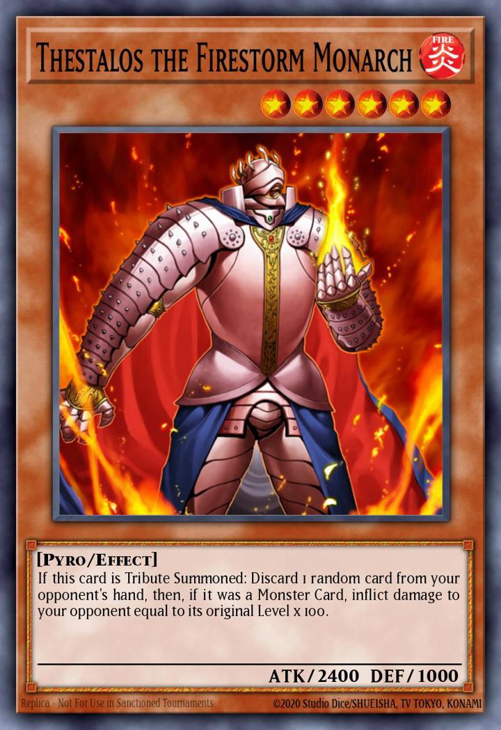 Thestalos the Firestorm Monarch (V.1 - Rare)