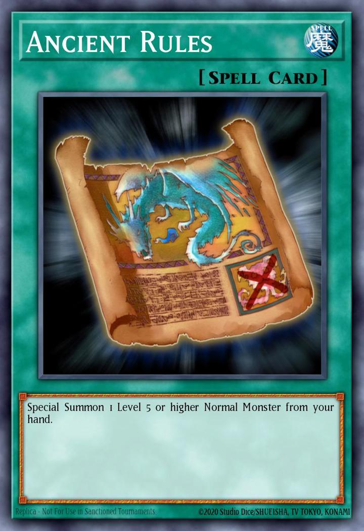 Ancient Rules (V.1 - Rare)