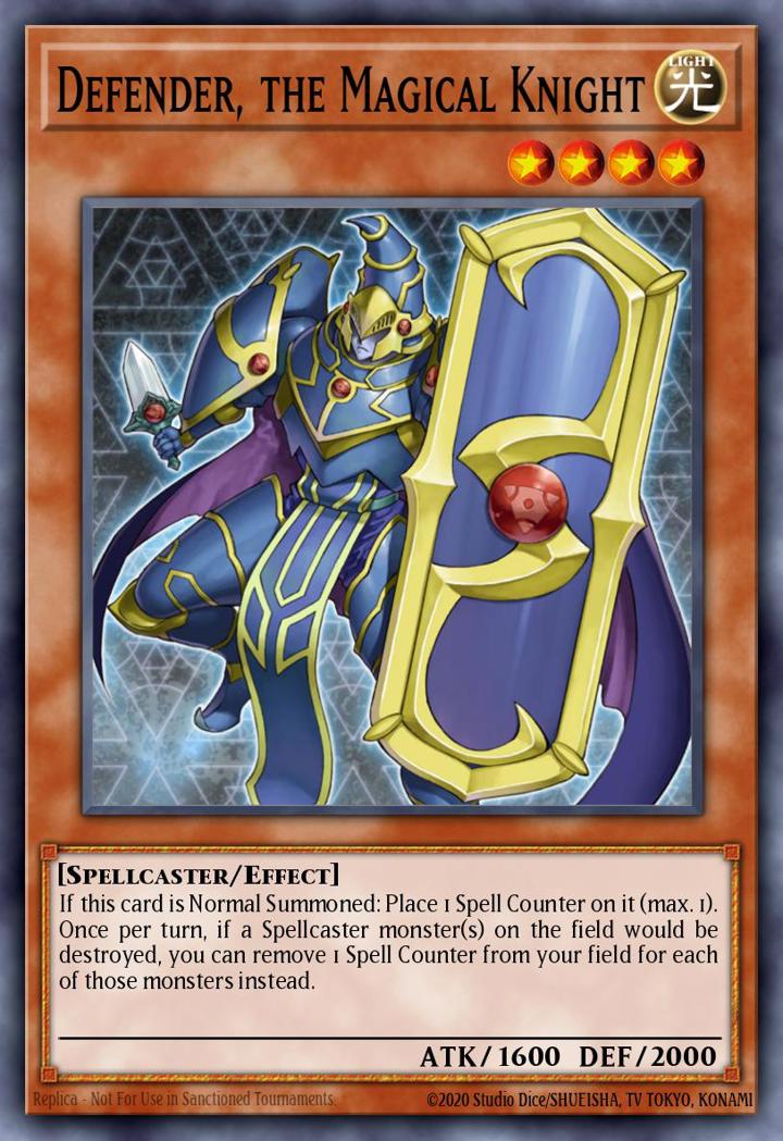 Defender, the Magical Knight (V.1 - Rare)