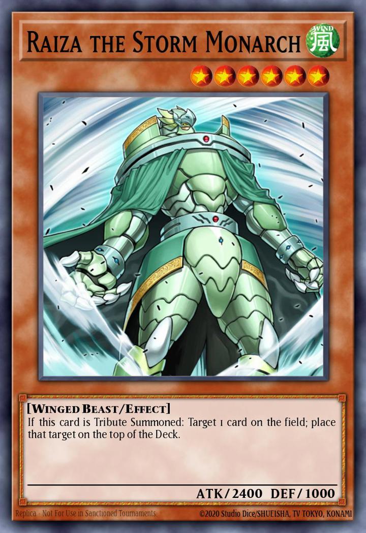 Raiza the Storm Monarch (V.1 - Rare)